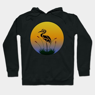 Crane in the sun Hoodie